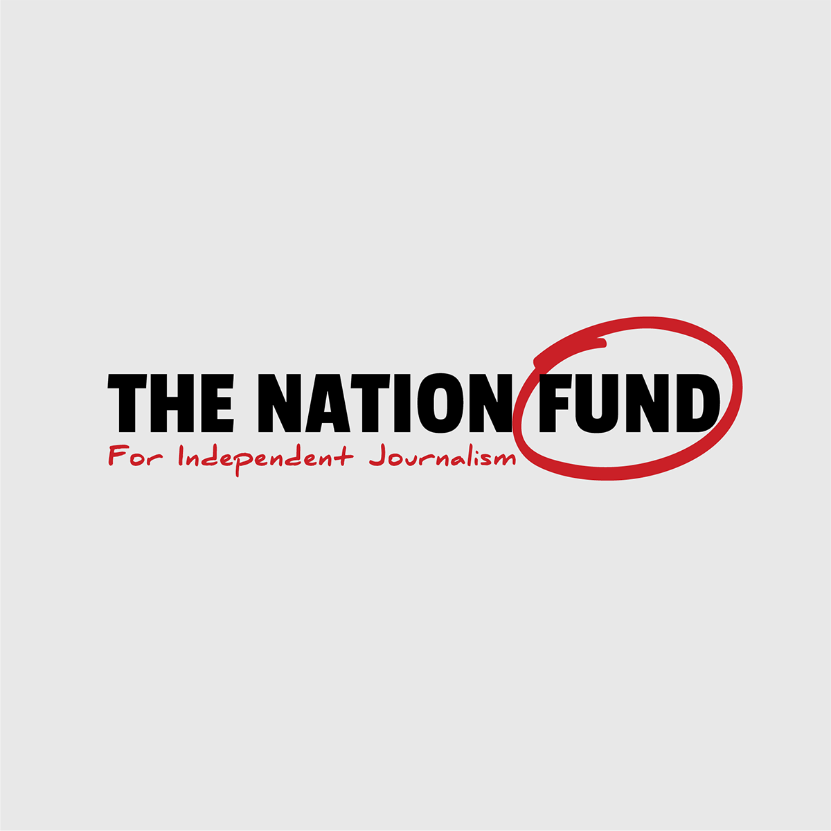 The Nation Fund for Independent Journalism logo.